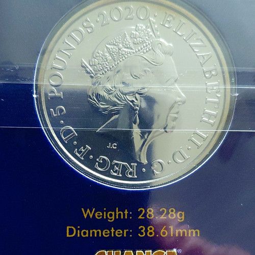 2020 UK £5 Five Pounds James Bond 007 Coin, Elizabeth II Era, Uncertified