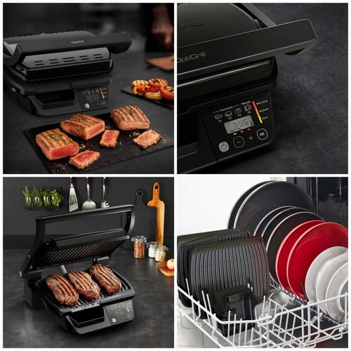 Tefal OptiGrill Intelligent Contact Grill 2000W Auto Sensor Thermometer — image 7