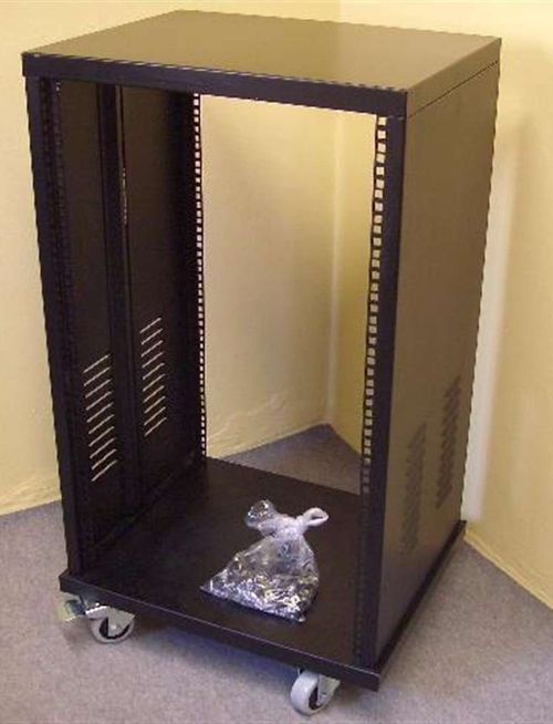 20 U 19" steel rack rack server rack studio rack table rack incl. wheels Roadinger — image 2