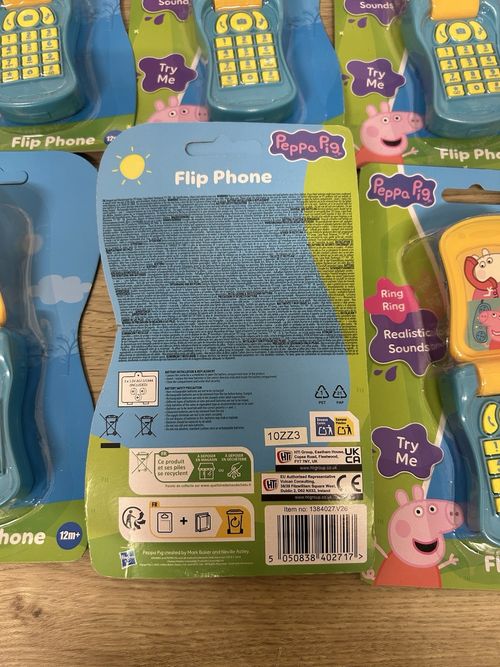 HTI Peppa Pig Interactive Electronic Mobile Phone Toy with Realistic Sounds 12m+ — image 3