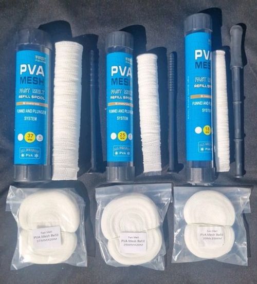 PVA Mesh Refill & Tube Kits Wide 37mm Narrow 25mm  Stick Mix 18mm