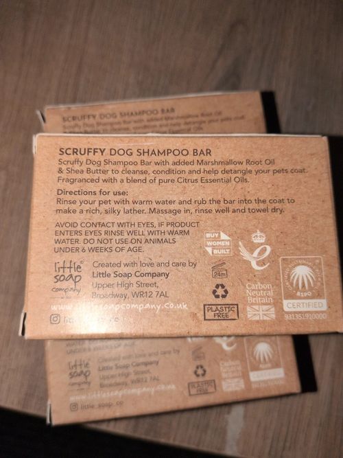 Little Beast Organic Scruffy Dog Shampoo Bar 100g For All Sizes & Breeds — image 3