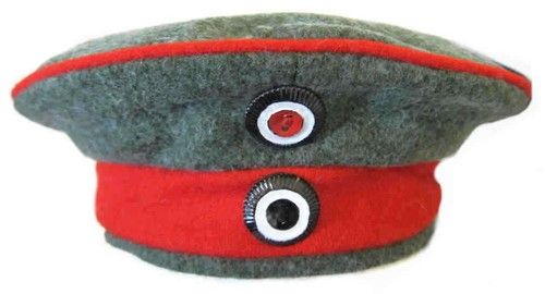 WW1 German Field Cap Prussian M1907 Kratzchen WWI Army M&G Gompertz Grey/Green