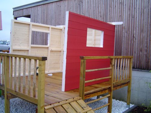 Children's Playhouse Blueprint Playhouse Stilt House Patio Sweden House Garden House — image 5