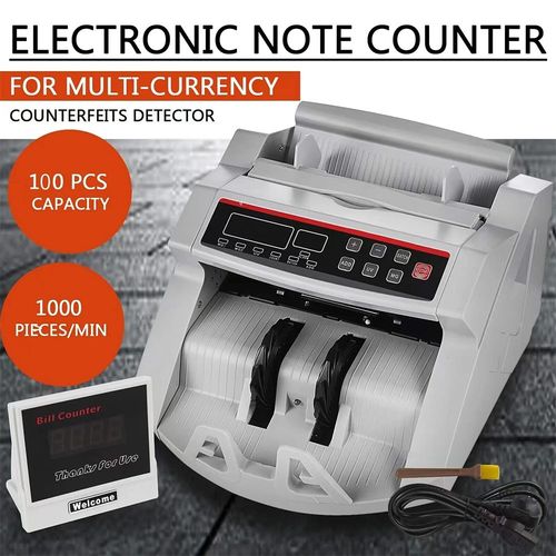 Note Counter Machine Money Currency Banknote Counting Detector Cash Bill UK — image 2