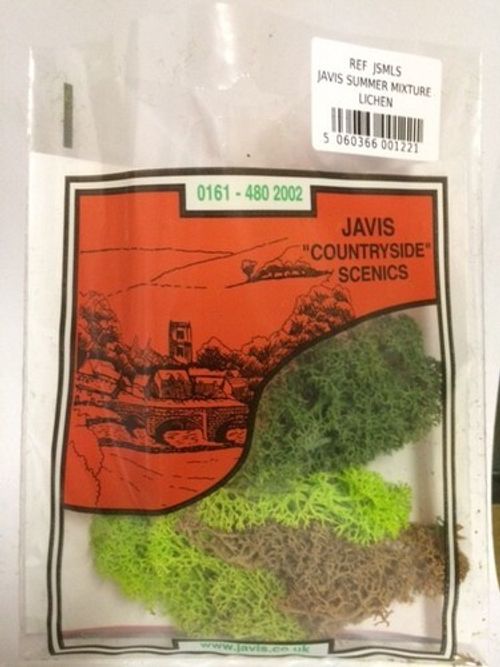 Javis Tasma Lichen Moss Foliage for Scenery, Wargaming, Model Railway
