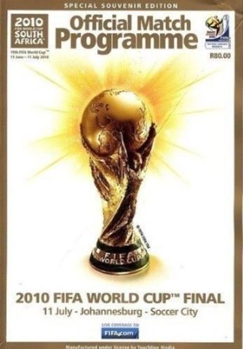 World Cup Final 2010 Programme Spain v Holland New Sealed Espana Netherlands — image 1