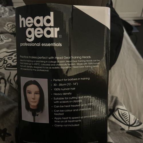 Head gear professional essentials, training head, man without a beard  — image 6