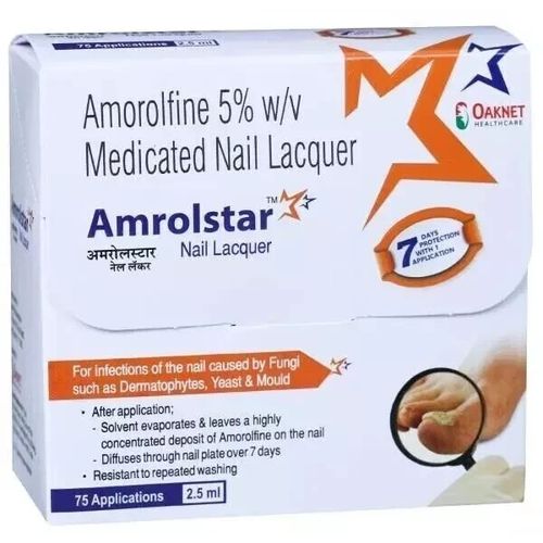 2X Amrolstar Nail Fungal Lacquer 2.5 ML NAIL LACQUER -Anti Fungal Treatment — image 4