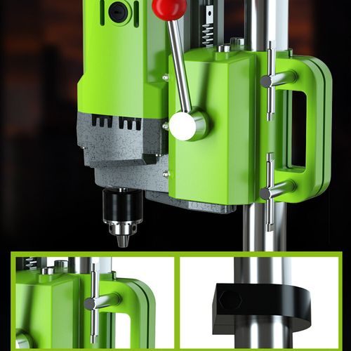 5 Speed 710W Pillar Bench Drill Press Stand Home Mini Drill Height Adjustable — image 6
