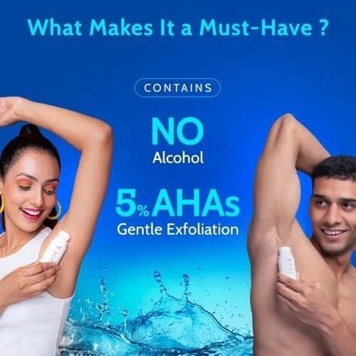 Chemist At Play AHA Underarm Roll On 40ml Pack of 3 Aqua Unisex Deodorant FS — image 2