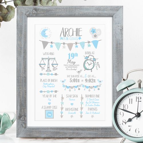 Personalised Baby Gift, Baby Boy Gift, Baby Girl Gift, New Baby Gift Christening — image 5