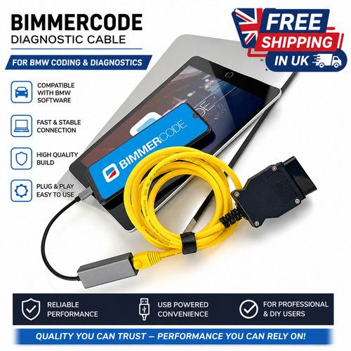 BMW ENET OBD2 Coding Programming Cable for F G I Series E-SYS ISTA Bimmercode-UK