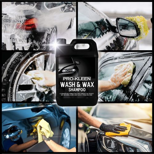 ProKleen Wash & Wax Shampoo Car Carnauba Shine Polish Professional Cleaning 5L — image 9