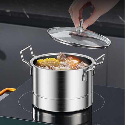 Steaming Insert Pot Side Handles Cookware Induction Ready — image 8