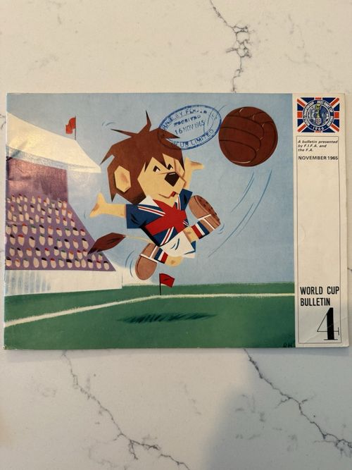 1966 World Cup - Complete set of 5 FIFA/FA Bulletins *SUPER RARE* — image 7