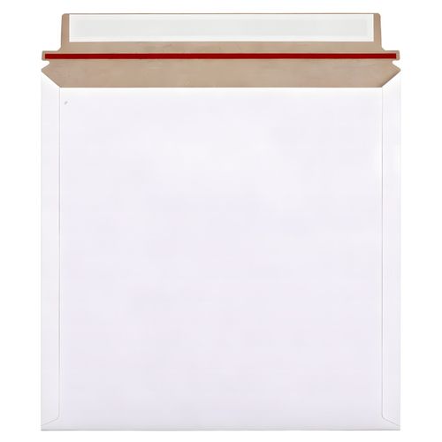 12" Vinyl Record Cardboard Mailers Peel & Seal White LP Shipping Boxes | 5N-100N — image 2