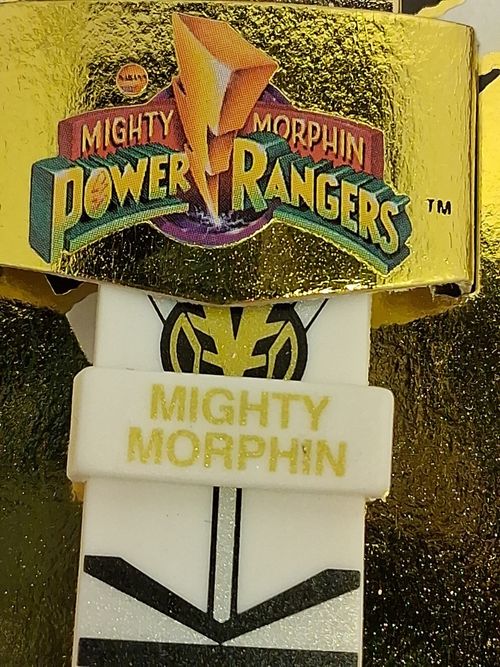 ☆Vintage☆ Mighty Morphin Power Rangers White Ranger Watch Tommy Oliver Saban... — image 4