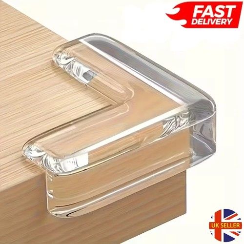 4pcs Clear Baby Safety Corner Protectors – Silicone Table Edge Guards Childproof
