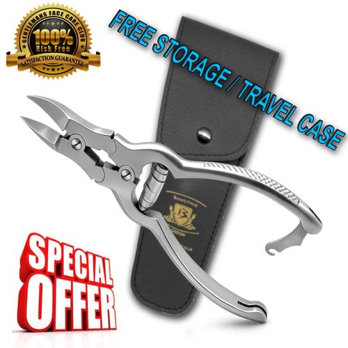 Chiropody Toenail CLIPPERS For Thick Nails Podiatry Heavy Duty NAIL CUTTERS Grey — image 5