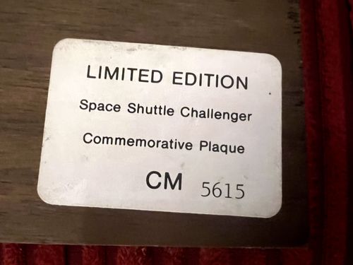NASA SPACE SHUTTLE CHALLENGER MADE ABOARD POLYSTYRENE SPHERES LTD EDITION — image 3