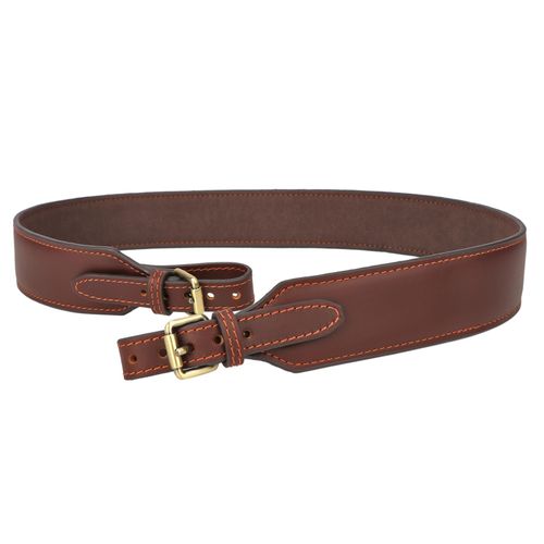 TOURBON Hunting Rifle Sling Adjustable Gun Leather Shoulder Strap Brown Shooting — image 5