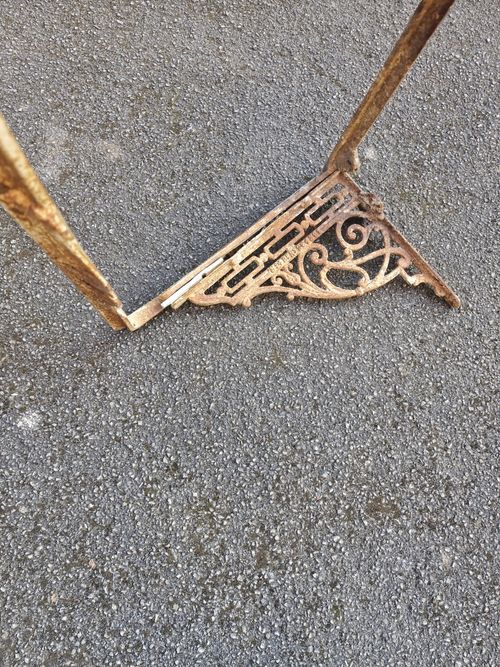 Victorian Cast Iron Sink Stand And Cast Iron Sink — image 4
