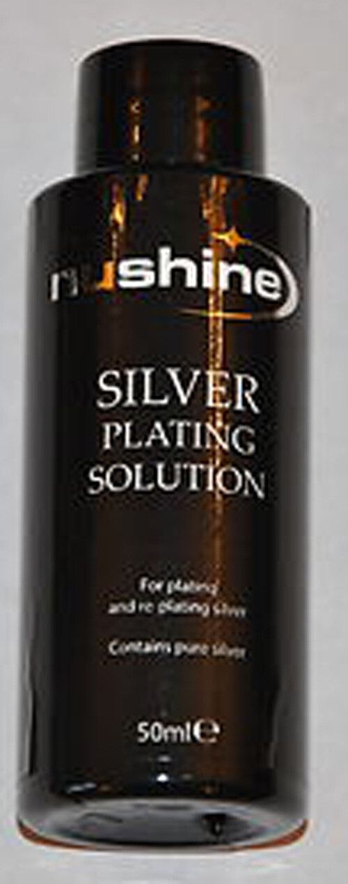 SILVER PLATING SOLUTION 50ML - RESTORE YOUR ITEMS WITH REAL SILVER — image 1