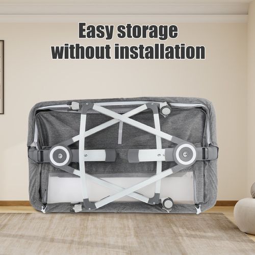 Baby Co-Sleeping Bedside Crib - Safe Bassinet with Storage Bag, Easy Install‌ — image 10