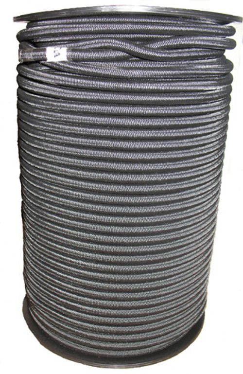 ELASTIC BUNGEE ROPE SHOCK CORD TIE DOWN WHITE BLACK VARIOUS LENGTH / THICKNESS