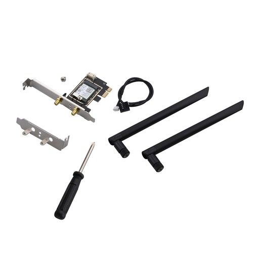 Intel AX210 Tri-band wifi Bluetooth Card WiFi 6E Adapter 5000Mbps For Desktop