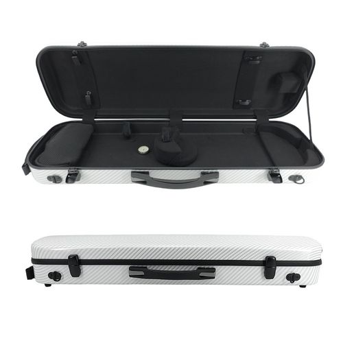 4/4 violin Case mixed Carbon fiber White case Light  Sheet bag Code lock new — image 1