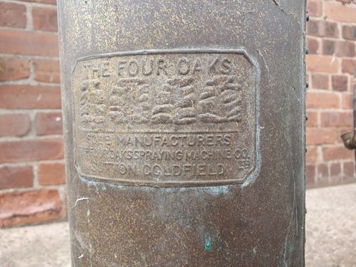 THE FOUR OAKS (Knapsack) SPRAYING MACHINE SUTTON COALFIELD GARDEN SPRAYER — image 2