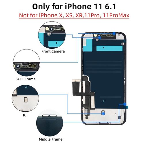 For iPhone 11 LCD Screen Replacement Digitizer INCELL Touch Display Kit / Tools — image 7