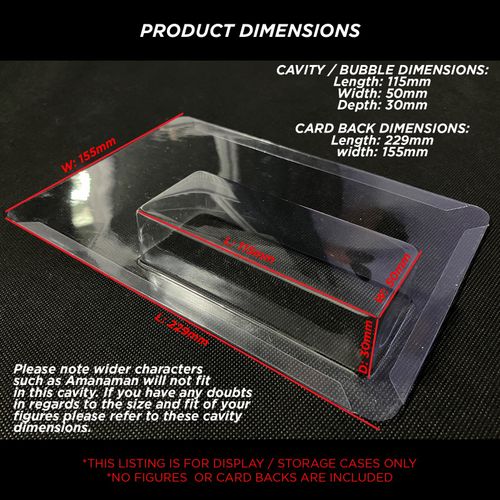 Star Wars - Action Figure Card Back Display / Storage Blister Cases - 20 Pack — image 10
