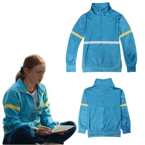 Max Mayfield Kids Jacket Coat Outfits Cosplay Costume Boys Girls Halloween Party