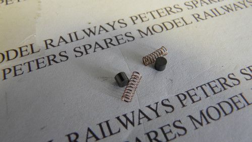 Peters Spares PS3 Replacement Mainline Bachmann Pod Motor Carbon Brush & Springs