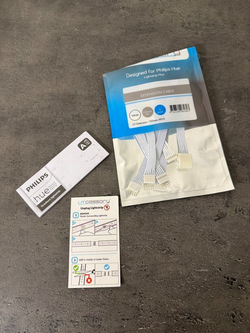 Philips Hue Solo Smart LED Lightstrip RGBWW White Colour Base Kit Untested — image 7