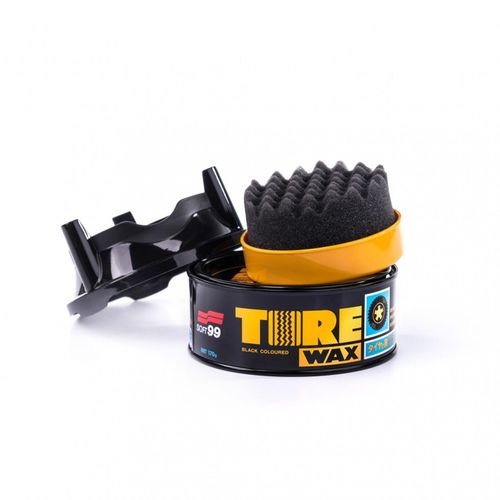 SOFT99 TIRE BLACK WAX 02015 - TYRE WAX DRESSING - BACK TO BLACK TYRE SHINE WAX — image 14