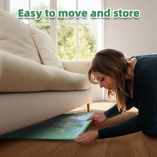 Puzzle Board 1000 Pieces Storage with 6 Sorting Trays And Cover 32"x22" — image 5