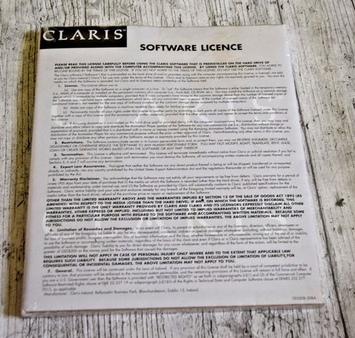 Claris Works 4.0 for Macintosh - User's Guide - Vintage  Computing Mac SEALED — image 5