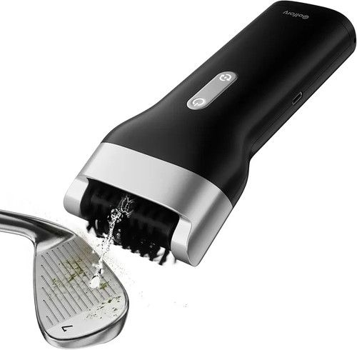 Electric Golf Club Cleaner Brush with Water,Portable Golf Brush and Groove Clean