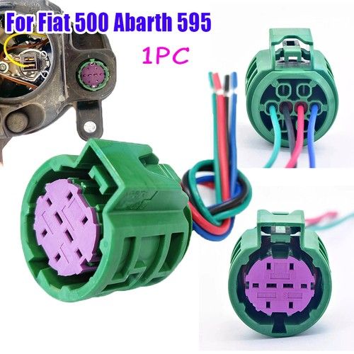 For Fiat 500 DRL Light Connector Plug Repair Harness Loom Pre Wired 2007–2023