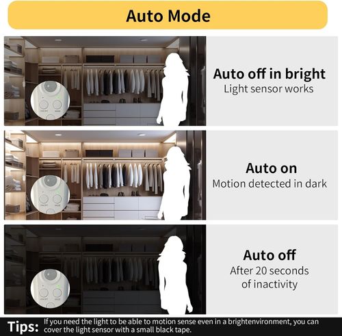 Clearhill 5V USB Motion Sensor Dimmable Flexible LED Strip Lights,16.4FT Warm — image 4