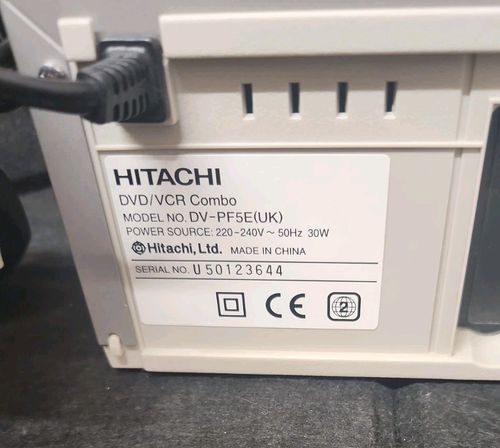 Hitachi DV-PF5E DVD VCR Combo Player Recorder VHS Hi-Fi Stereo Main Unit TESTED  — image 13