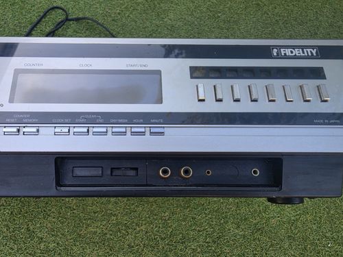 Vintage Fidelity VTR1000 Top Loading VHS Video Recorder Powers On Rare — image 15
