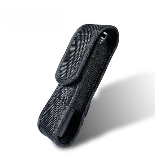 Tactical Holster Molle Pouch Flashlight Torch Holder Belt Bag Hiking Waterproof