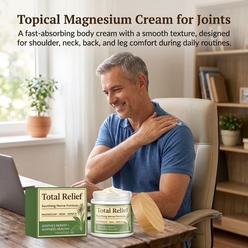 Total Relief Magnesium Cream Nerve Relief Magnesium Soothing Cream FastAbsorbing — image 2