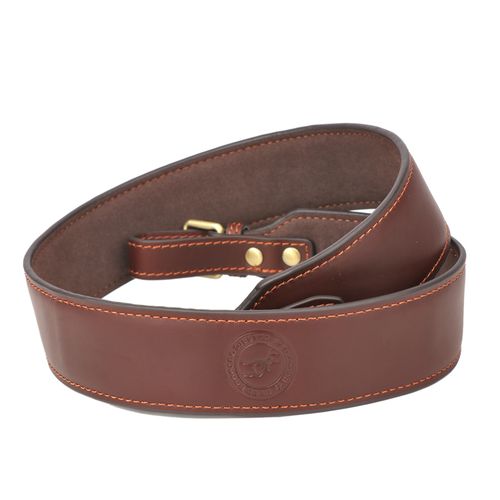 TOURBON Hunting Rifle Sling Adjustable Gun Leather Shoulder Strap Brown Shooting — image 10
