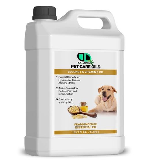 Dog Massage Oil – Soothing with Frankincense Essential Oil – Calming & Pet-Safe